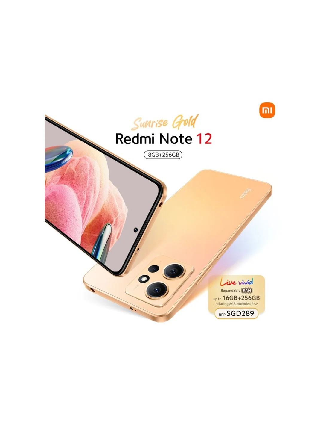 Xiaomi Redmi Note 12 8/256GB Dorado