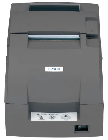 Epson TM-U220D Impresora de Tickets Matricial USB + Ethernet + Puerto Serial Negra