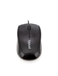 Iggual IGG316849 COM-BASIC Ratón Óptico 800DPI Negro