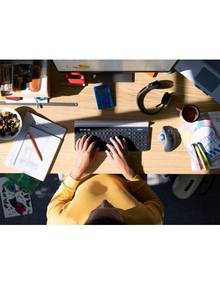 Logitech 910-006221 Ergo M575 para Empresa Ratón Inalámbrico Trackball 2000 DPI Grafito