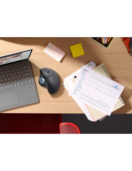 Logitech 910-006221 Ergo M575 para Empresa Ratón Inalámbrico Trackball 2000 DPI Grafito