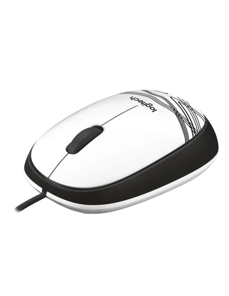 Logitech M105 Ratón Óptico 1000DPI Blanco