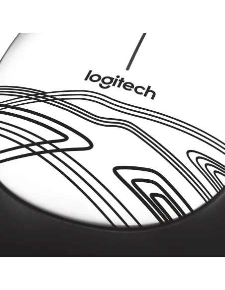 Logitech M105 Ratón Óptico 1000DPI Blanco