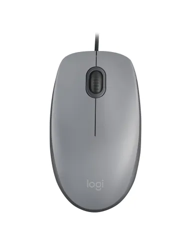 Logitech M110 Ratón 1000DPI Gris