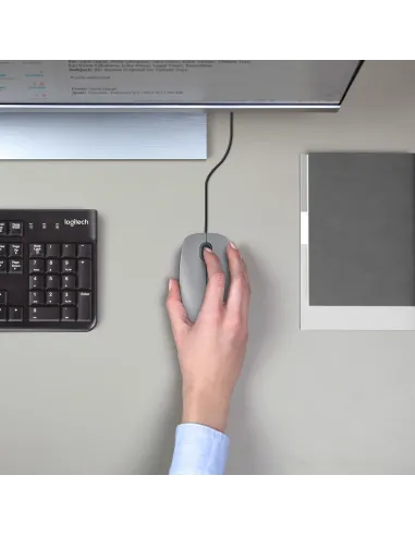 Logitech M110 Ratón 1000DPI Gris
