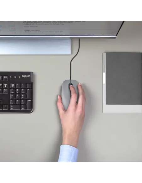 Logitech M110 Ratón 1000DPI Gris