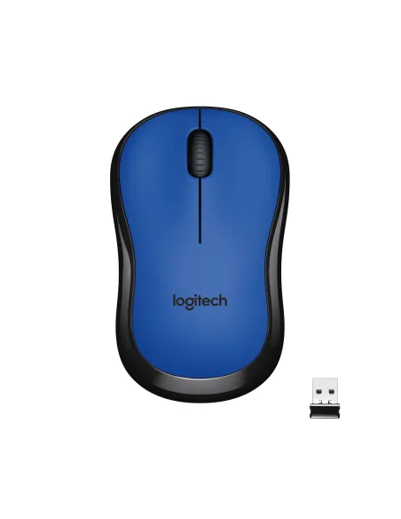 Logitech 910-004879 M220 Silent Ratón Inalámbrico 1000DPI Azul