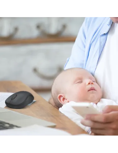 Logitech 910-004879 M220 Silent Ratón Inalámbrico 1000DPI Azul