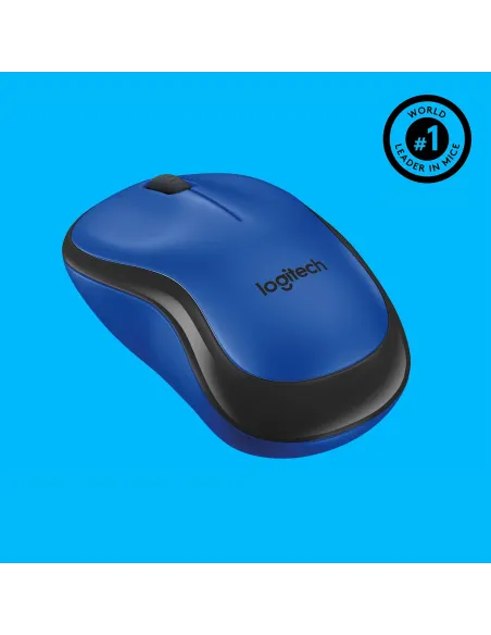 Logitech 910-004879 M220 Silent Ratón Inalámbrico 1000DPI Azul