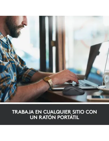 Logitech 910-004879 M220 Silent Ratón Inalámbrico 1000DPI Azul