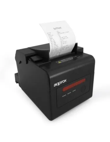 Approx AAPOS80WIFI+LAN Impresora de Ticket Térmica USB + WiFI + Ethernet + Puerto Serial + RJ-11 Negra