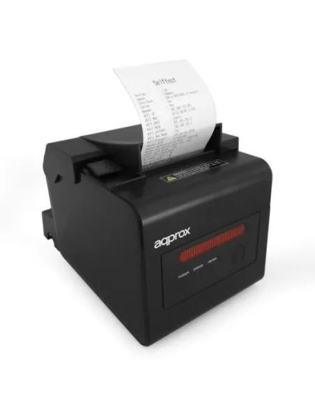 Approx AAPOS80WIFI+LAN Impresora de Ticket Térmica USB + WiFI + Ethernet + Puerto Serial + RJ-11 Negra