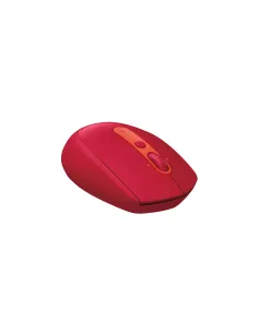 Logitech M590 Silent Ratón Inalámbrico Multidispositivo 1000DPI Rojo