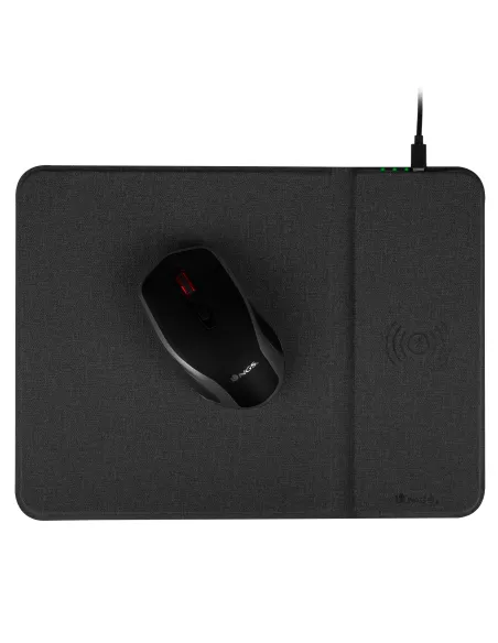 NGS Cruise Kit Ratón 1600DPI + Alfombrilla con Cargador Inalámbrico