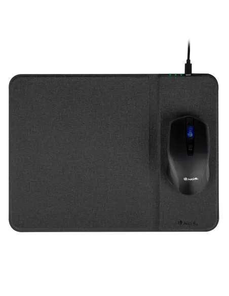 NGS Cruise Kit Ratón 1600DPI + Alfombrilla con Cargador Inalámbrico