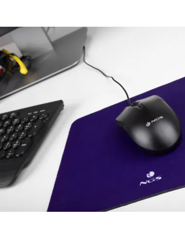 NGS EASYBETTA Ratón Óptico USB 1000 DPI Negro