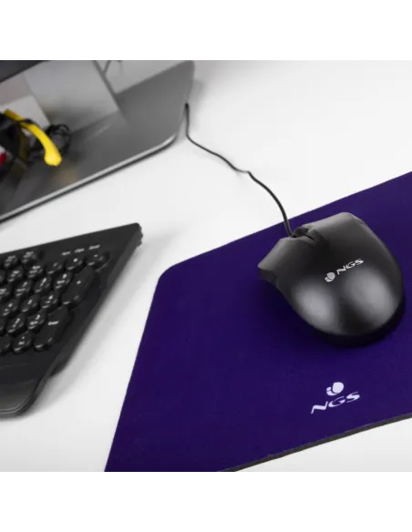 NGS EASYBETTA Ratón Óptico USB 1000 DPI Negro