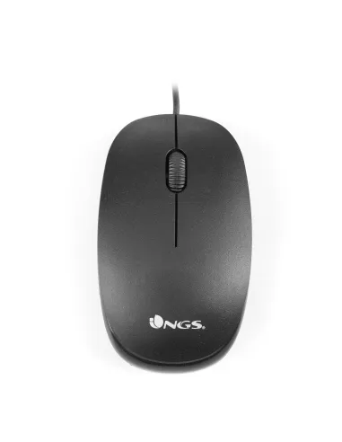 NGS FLAME Ratón 1000 DPI Negro