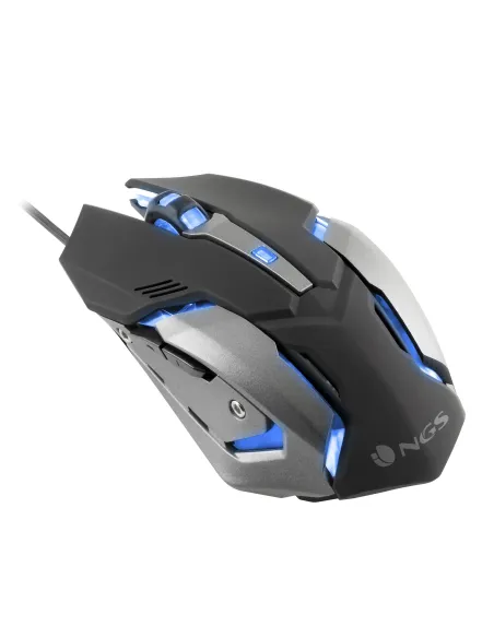 NGS GMX-100 Ratón Gaming 2400 DPI Negro