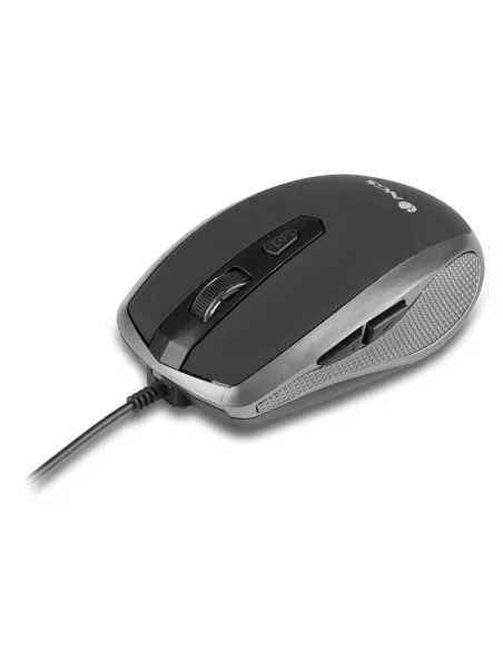 NGS TICKSILVER Ratón Óptico 1600DPI Plata
