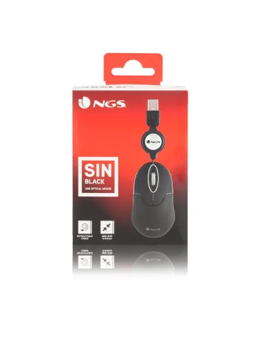 NGS SINBLACK Ratón 1000DPI Negro