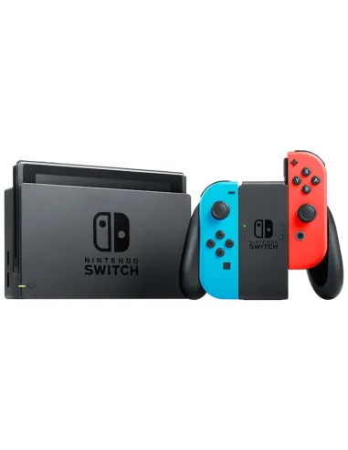 Nintendo Switch Azul/Rojo + Switch Sports + Cinta pierna + Suscripción 3 meses Online