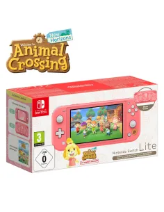 Nintendo Switch Lite Coral + Animal Crossing New Horizons (Edición Especial Animal Crossing)