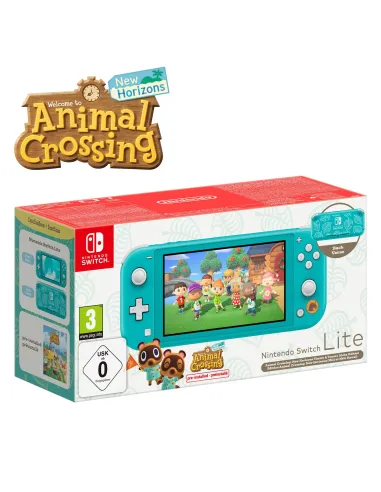 Nintendo Switch Lite Turquesa + Animal Crossing New Horizons (Edición Especial Animal Crossing)