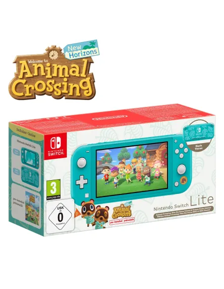 Nintendo Switch Lite Turquesa + Animal Crossing New Horizons (Edición Especial Animal Crossing)