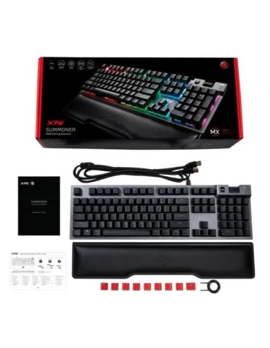 Adata XPG 75260085 Summoner RGB Teclado Gaming MX Speed Silver
