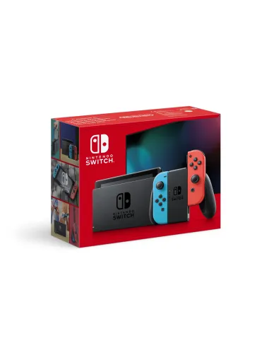 Nintendo Switch Azul Neón/Rojo Neón V3