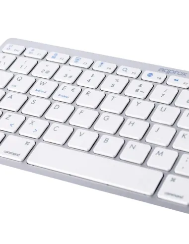 Approx APPMX300BTS Teclado Bluetooth 3.0 Plata