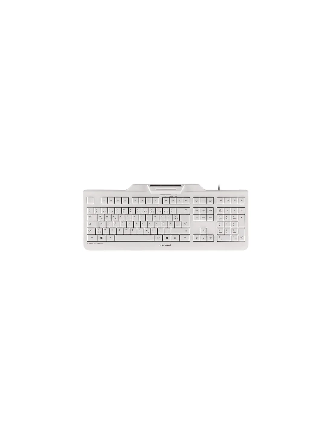 Cherry JK-A0100ES-0 Teclado con Lector de DNIe Blanco