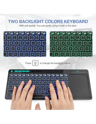 Cherry STP-RT518S Teclado Dual Inalámbrico Retroiluminado