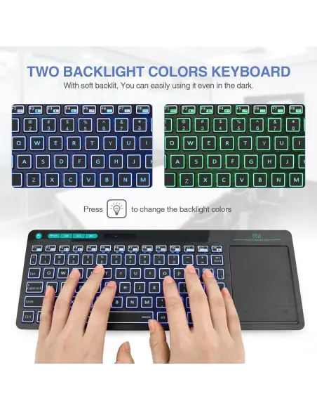 Cherry STP-RT518S Teclado Dual Inalámbrico Retroiluminado