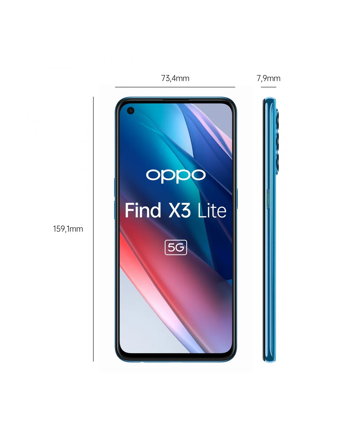 Oppo Find X3 Lite 8/128GB Azul