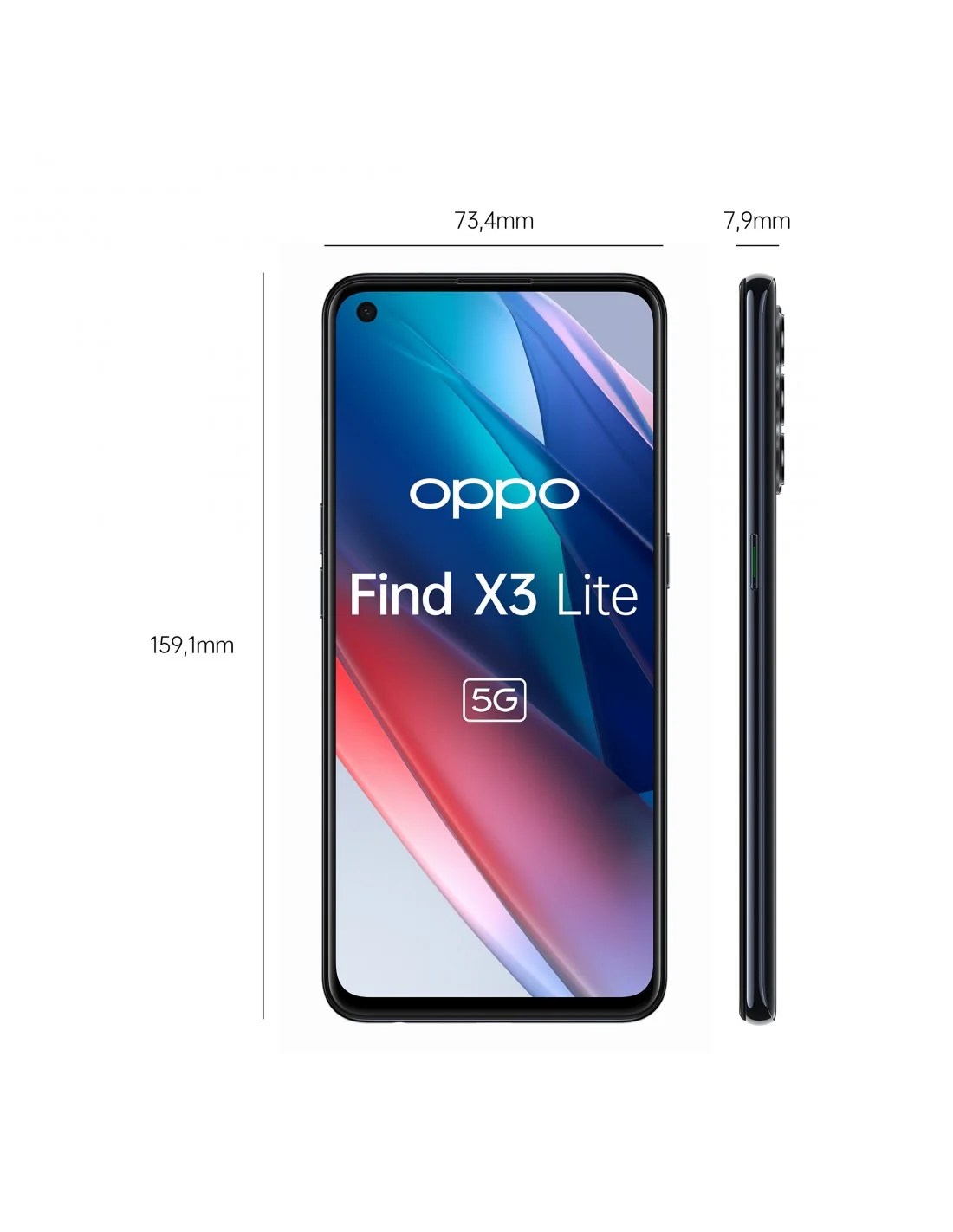 Oppo Find X3 Lite 8/128GB Negro