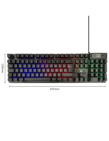 Ewent PL3318 Teclado Gaming Negro