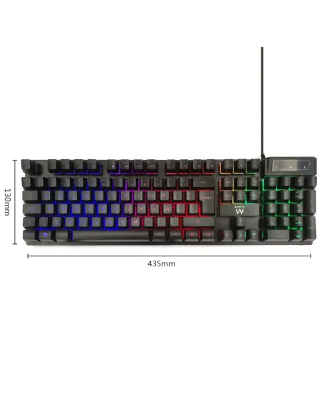 Ewent PL3318 Teclado Gaming Negro