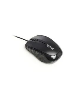 Iggual IGG318874 COM-BASIC3 Ratón Óptico 800 DPI Negro