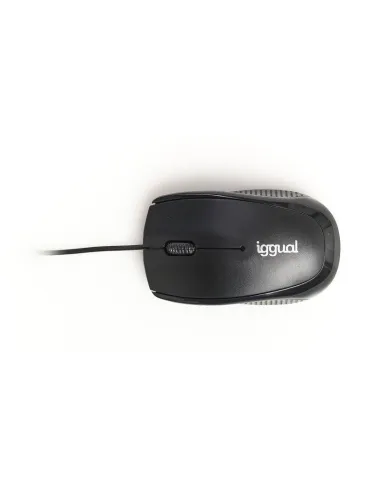 Iggual IGG318874 COM-BASIC3 Ratón Óptico 800 DPI Negro