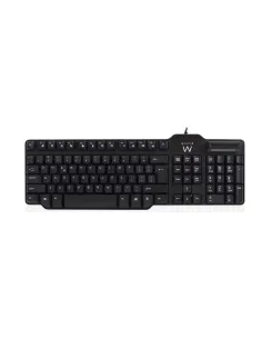 Ewent EW3252 Teclado USB con Lector de Tarjetas Inteligentes