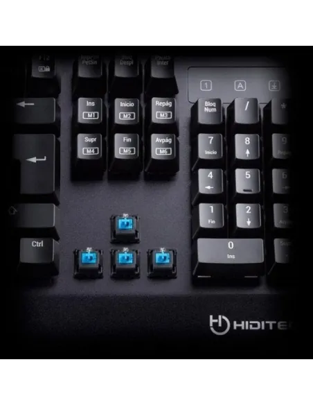 Hiditec GKE010001 GK500 Teclado Mecánico Gaming Cherry MX Blue ( Teclado Aleman )