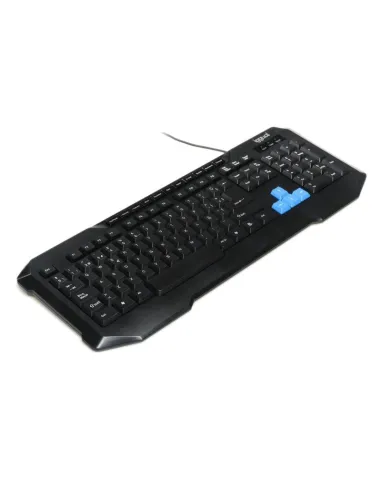 Iggual IGG317495 CK-4BLUE-116T Teclado USB Negro/Azul
