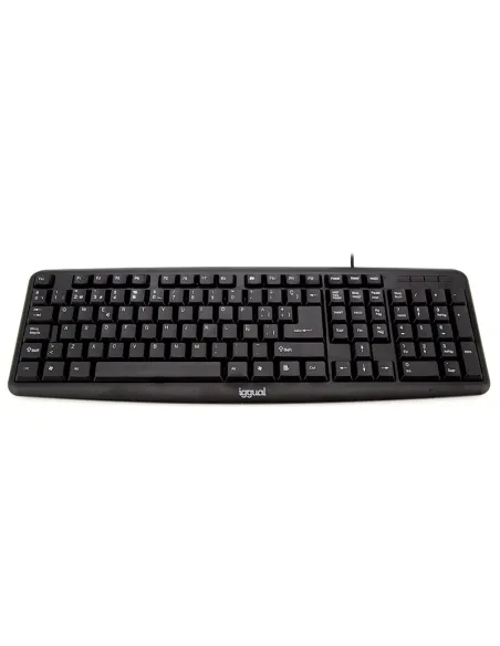 Iggual IGG316818 CK-BASIC-105T Teclado USB Negro
