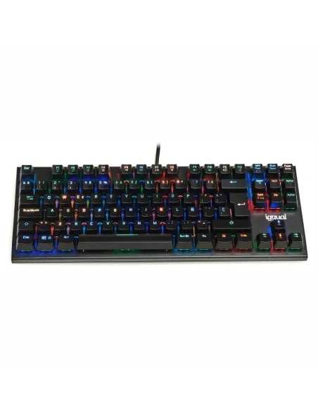 Iggual IGG317952 Onyx TKL Teclado Gaming Mecánico RGB Switch Outemu Azul