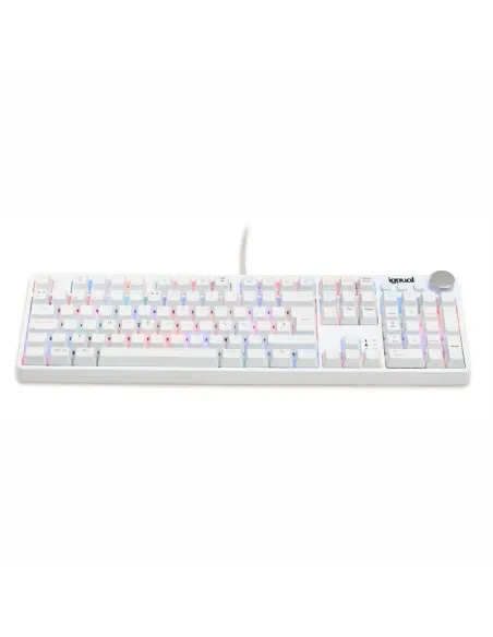 Iggual IGG317976 Pearl Teclado Gaming Mecánico RGB Switch Outemu Azul