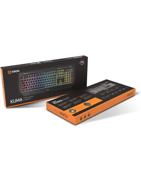Krom Kuma Teclado Gaming RGB Negro