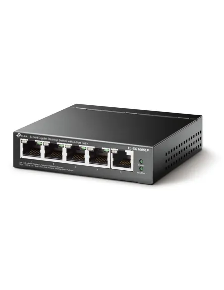 TP-Link TL-SG1005LP Switch 5 Puertos Gigabit con 4 Puertos PoE