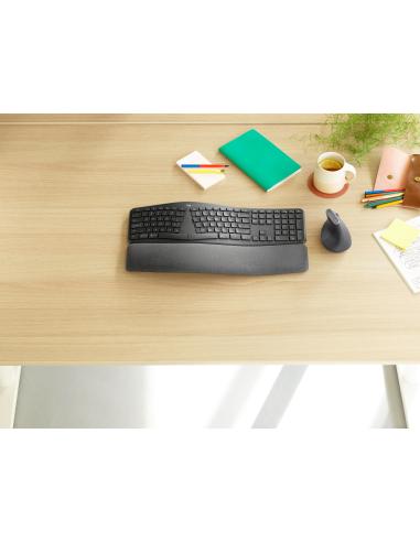 Logitech Ergo K860 For Business Teclado Inalámbrico Bluetooth Negro